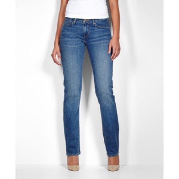 demi curve straight jeans